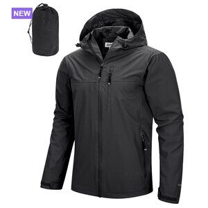 Packable Rain Jacket Lightweight Waterproof Raincoat with Hood